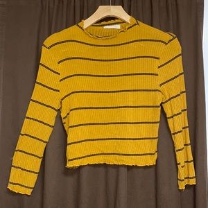 Yellow Striped Top